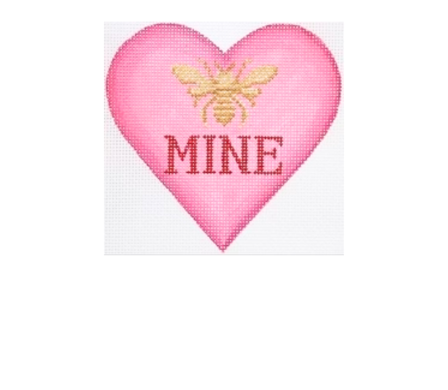 Kate Dickerson Heart Be Mine Needlepoint Canvas (OM-256)