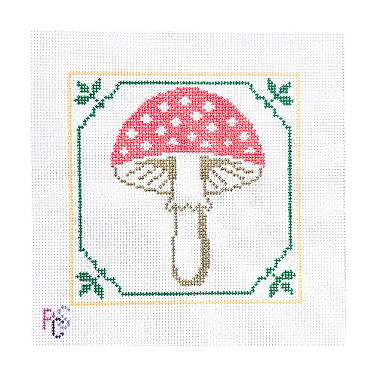 woodland-toadstool-mushroom-needlepoint-kit-13-mono-mesh