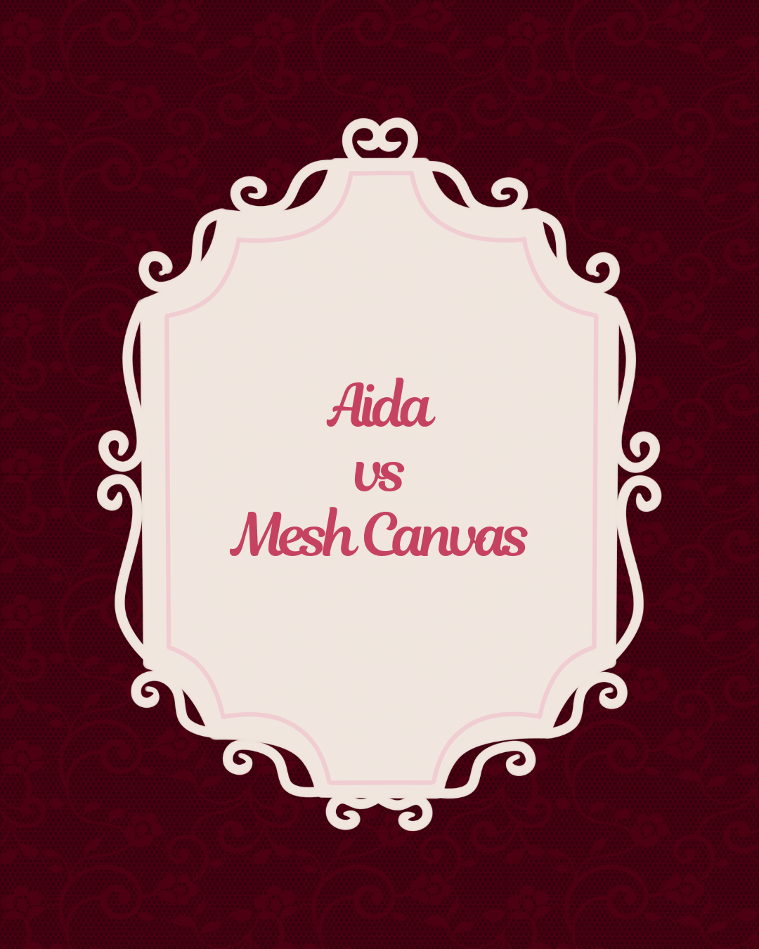 Aida vs Mesh Canvas: Why Understanding Your Foundation Matters