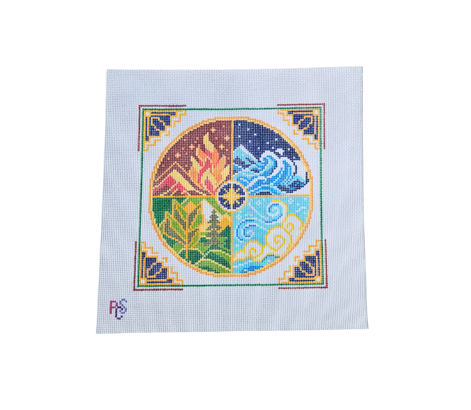 How Many Colours Make a Needlepoint Canvas Difficult?