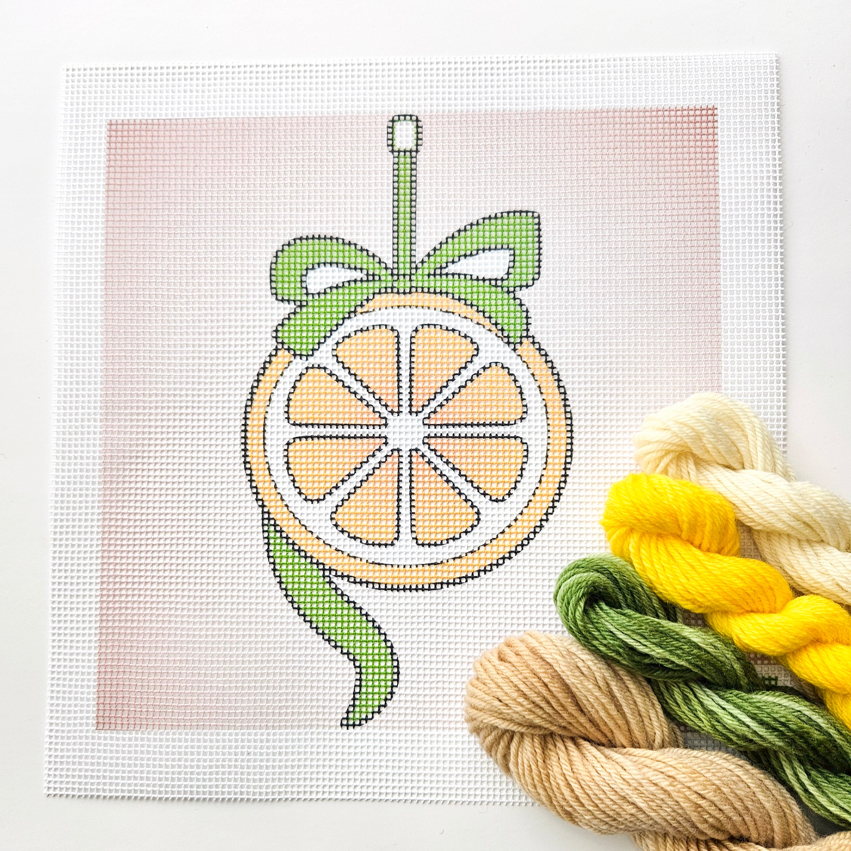 Citrus Charm Needlepoint Kit