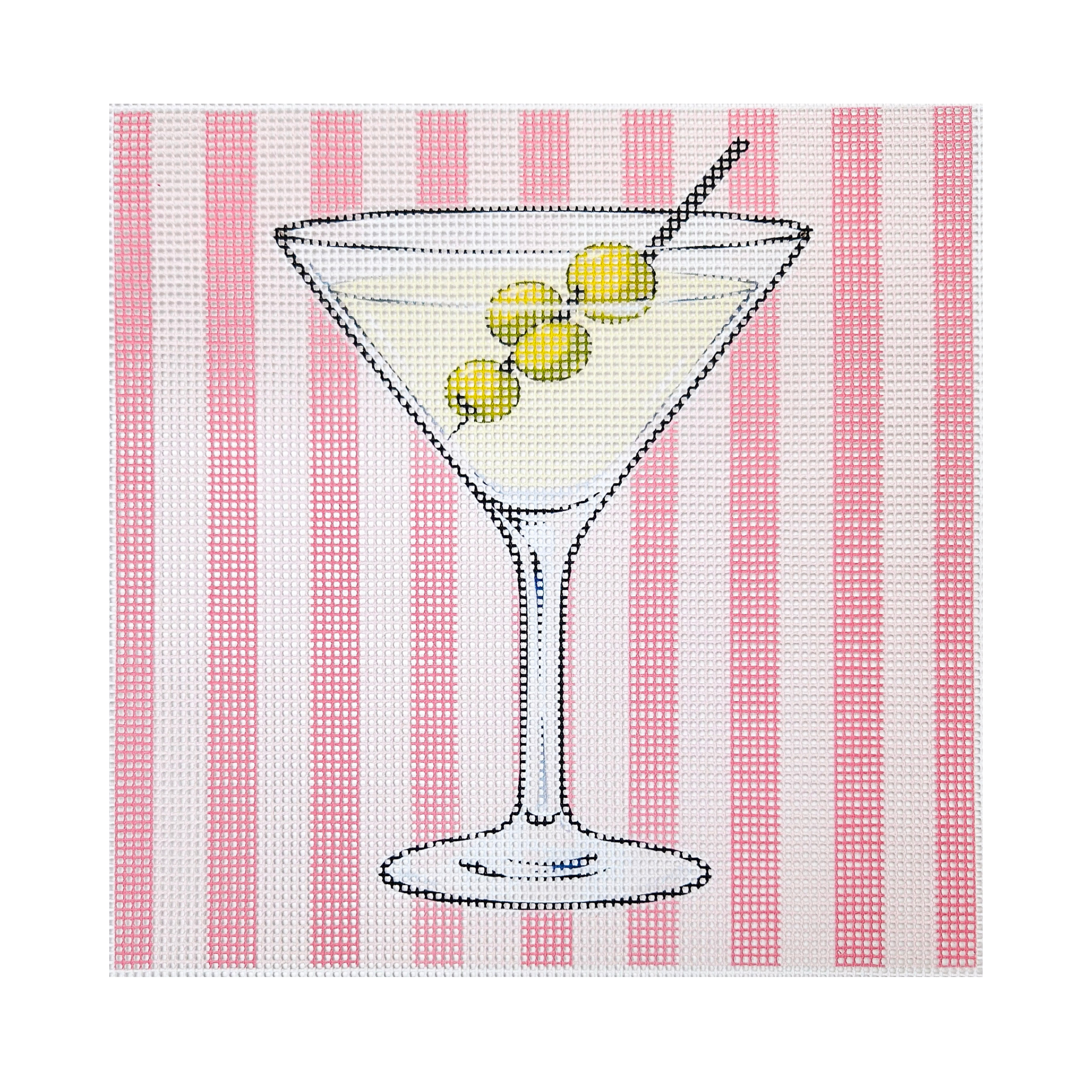 Classic Martini Needlepoint Kit