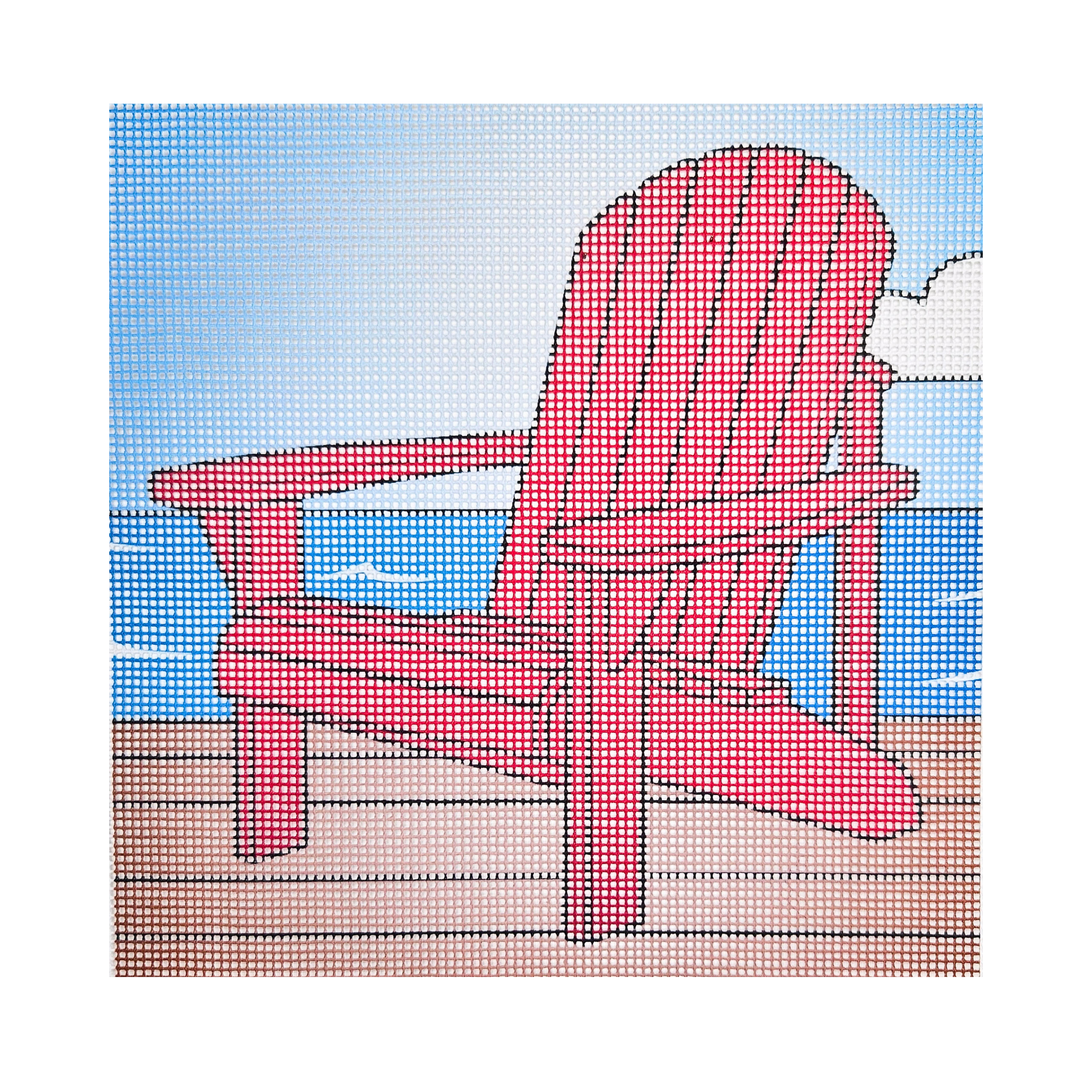 Classic Muskoka Chair Needlepoint Kit