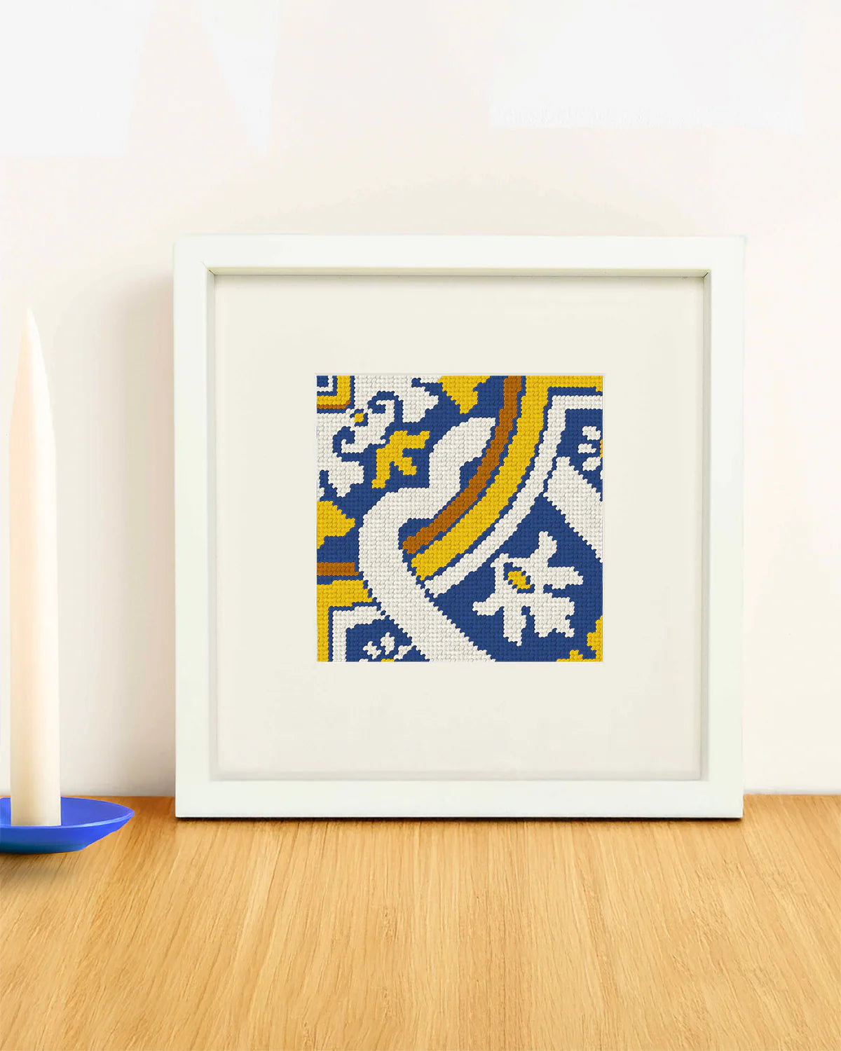 Portuguese Tile Needlepoint Kit: Cedofeita