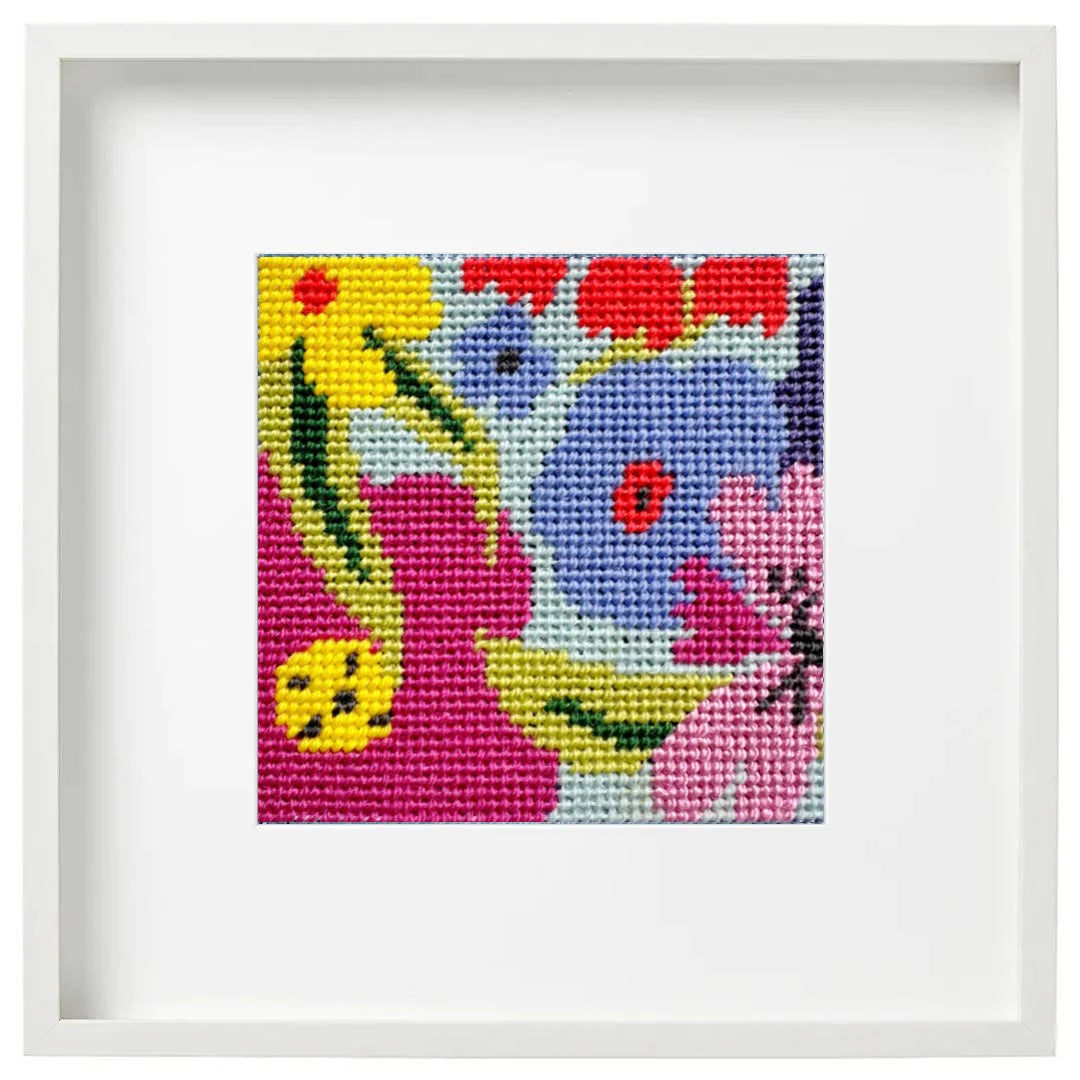 Joy Floral Needlepoint Beginner Kit