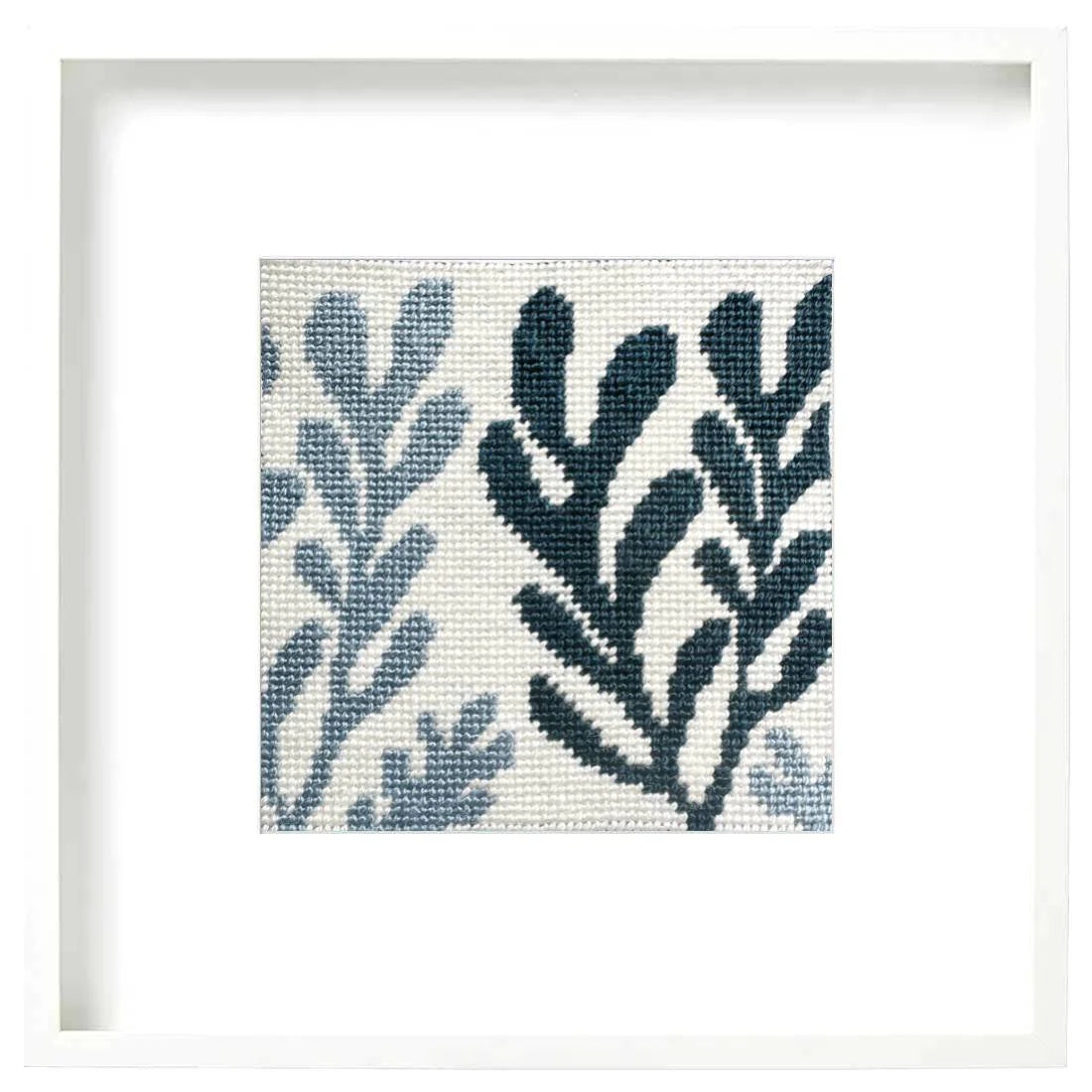 Kelp Blue and White Needlepoint Kit