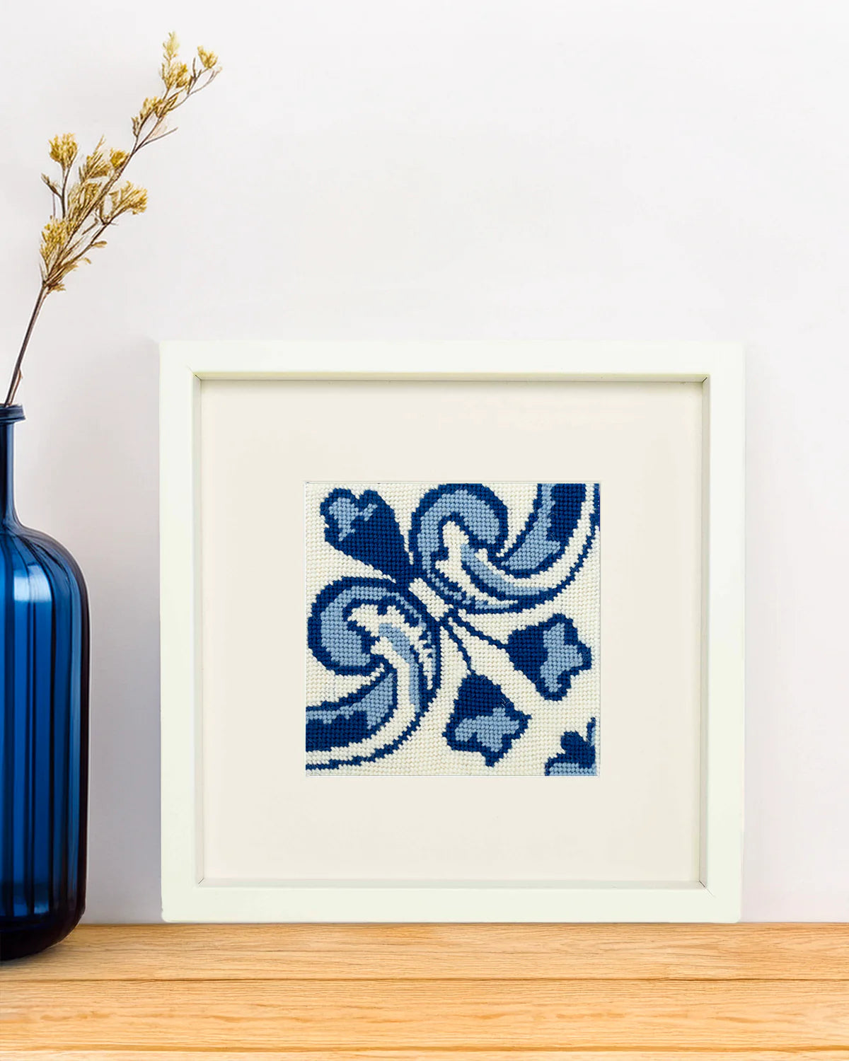 Portuguese Tile Needlepoint Kit: Ribeira